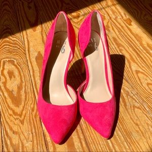 Hot pink heels. Size 9. Worn twice.